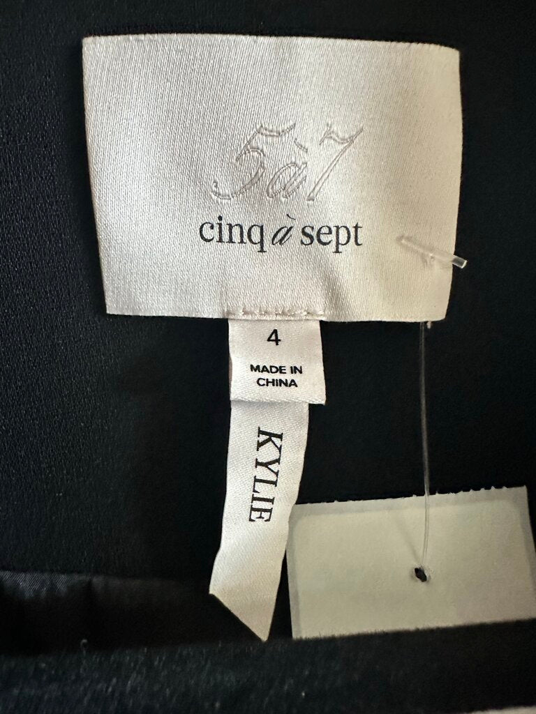 CINQ A SEPT CRYSTAL EMBELLISHED BLAZER SIZE 4