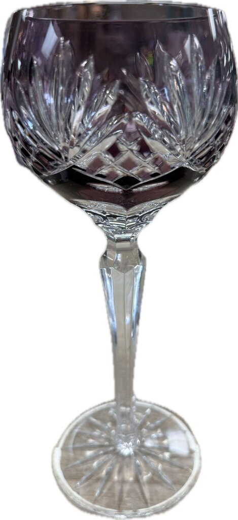 AJKA CAROLINE MULTICOLOR CRYSTAL CUT WINE GOBLETS SET OF 4