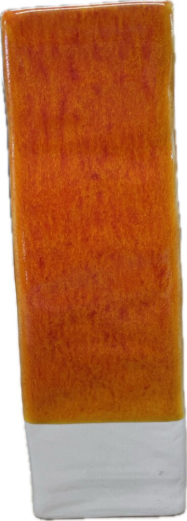 JARS STONEWARE ORANGE VASE