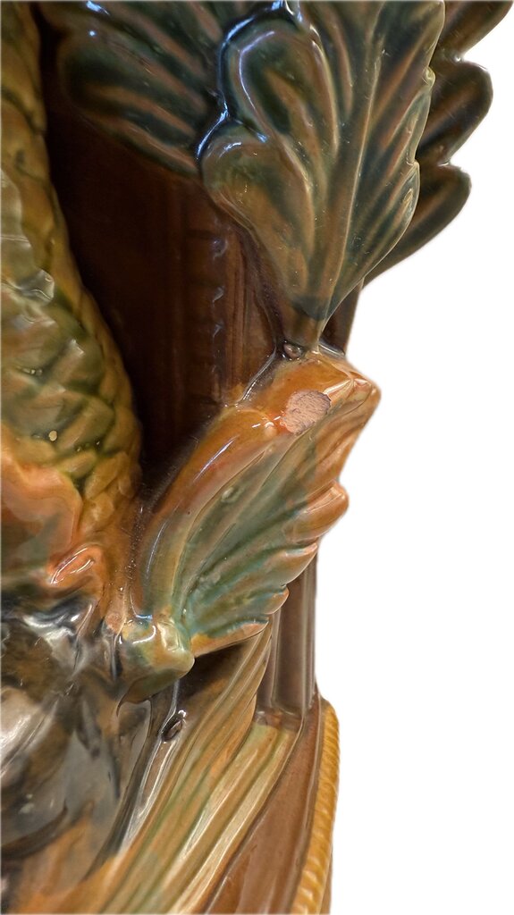 MAJOLICA CERAMIC KOI FISH WALL DECOR