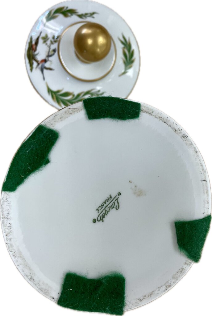 LIMOGES APOTHECARY JAR (10INCH H)