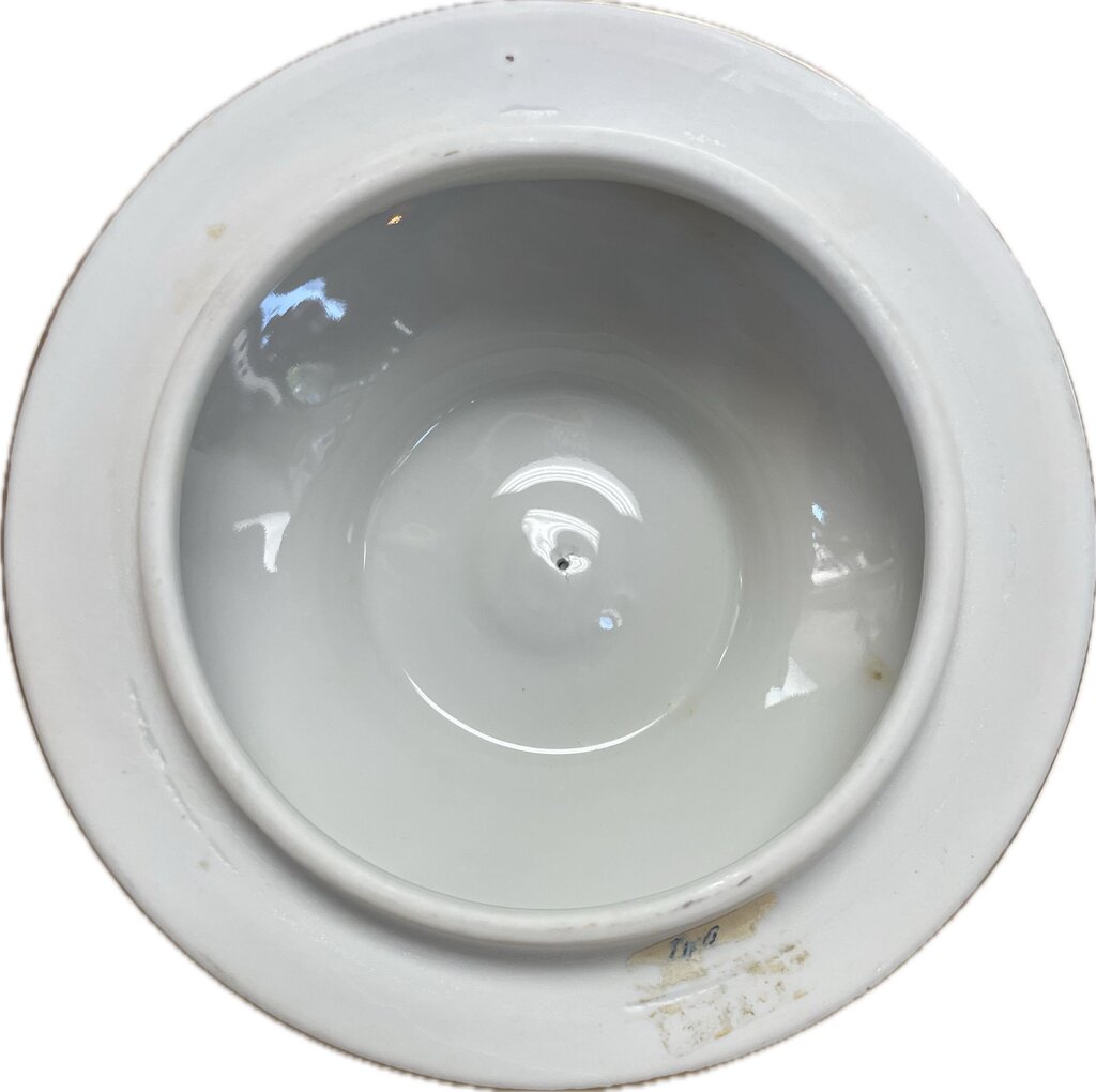 LIMOGES APOTHECARY JAR (10INCH H)