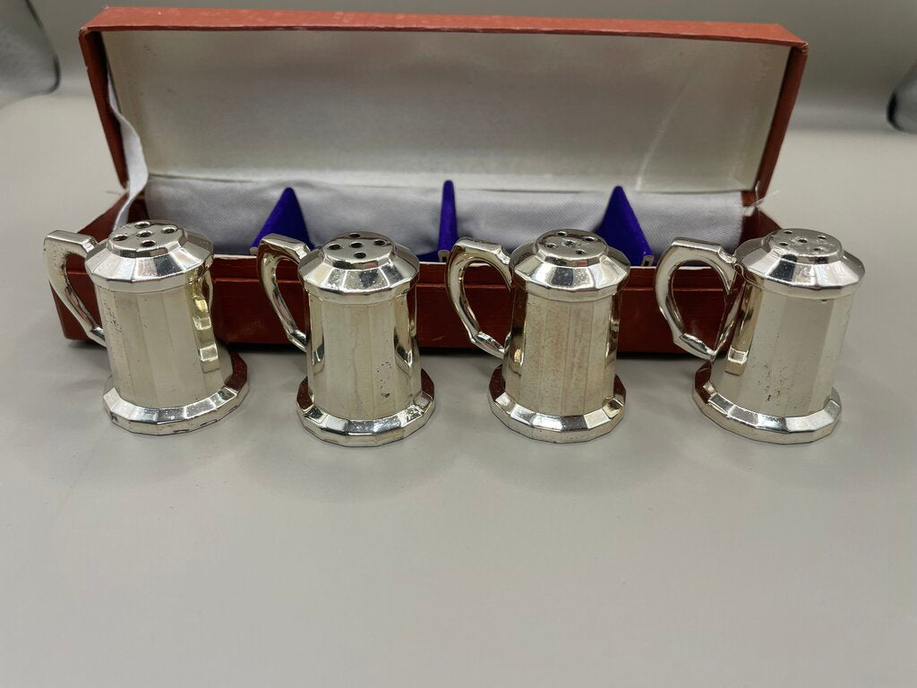 MINI MUG SHAPED SALT AND PEPPER SET OF 4