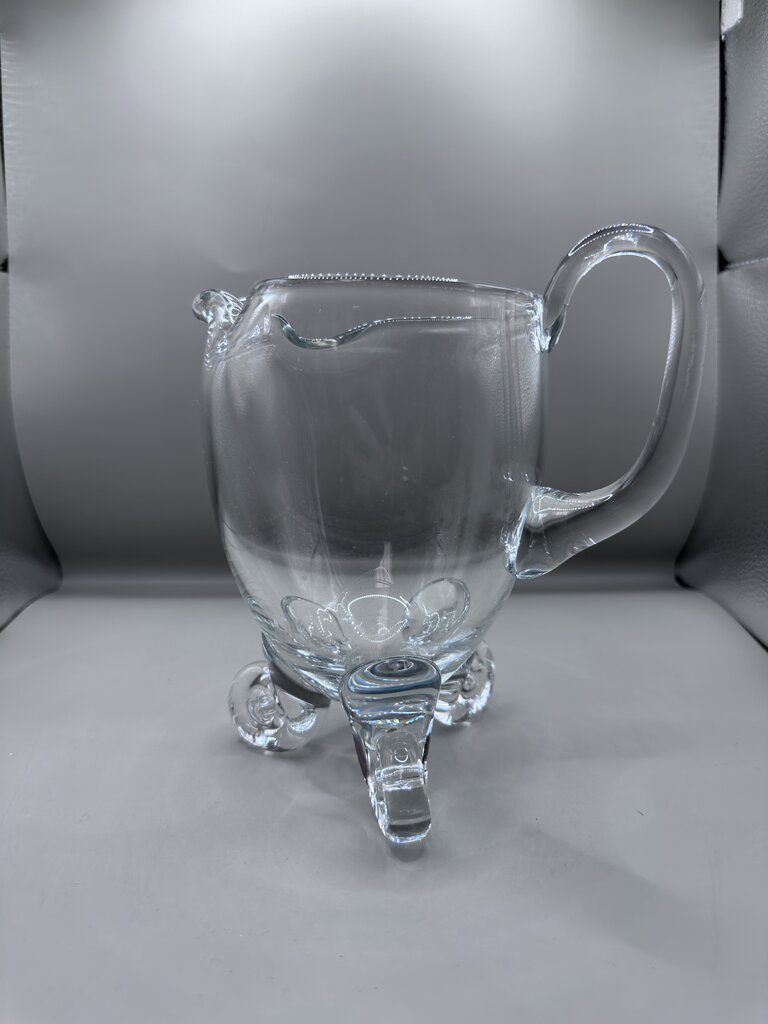 VINTAGE FOOTED PITCHER
