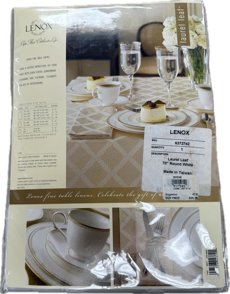 LENOX TABLECLOTH