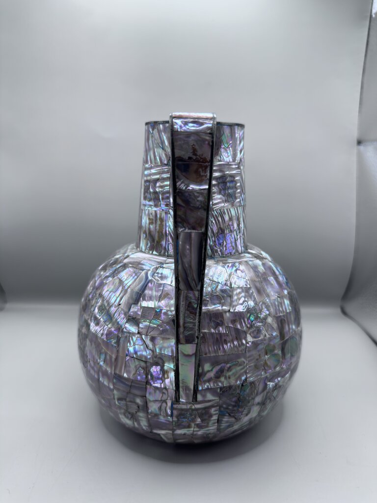 MCM MEXICO ABALONE SHELL WATER PITCHER