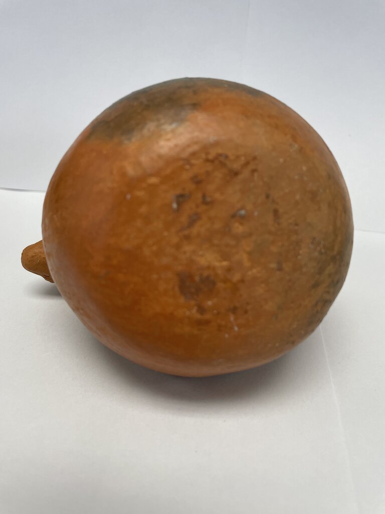 SMALL VINTAGE OAXACA GOAT RED CLAY JUG