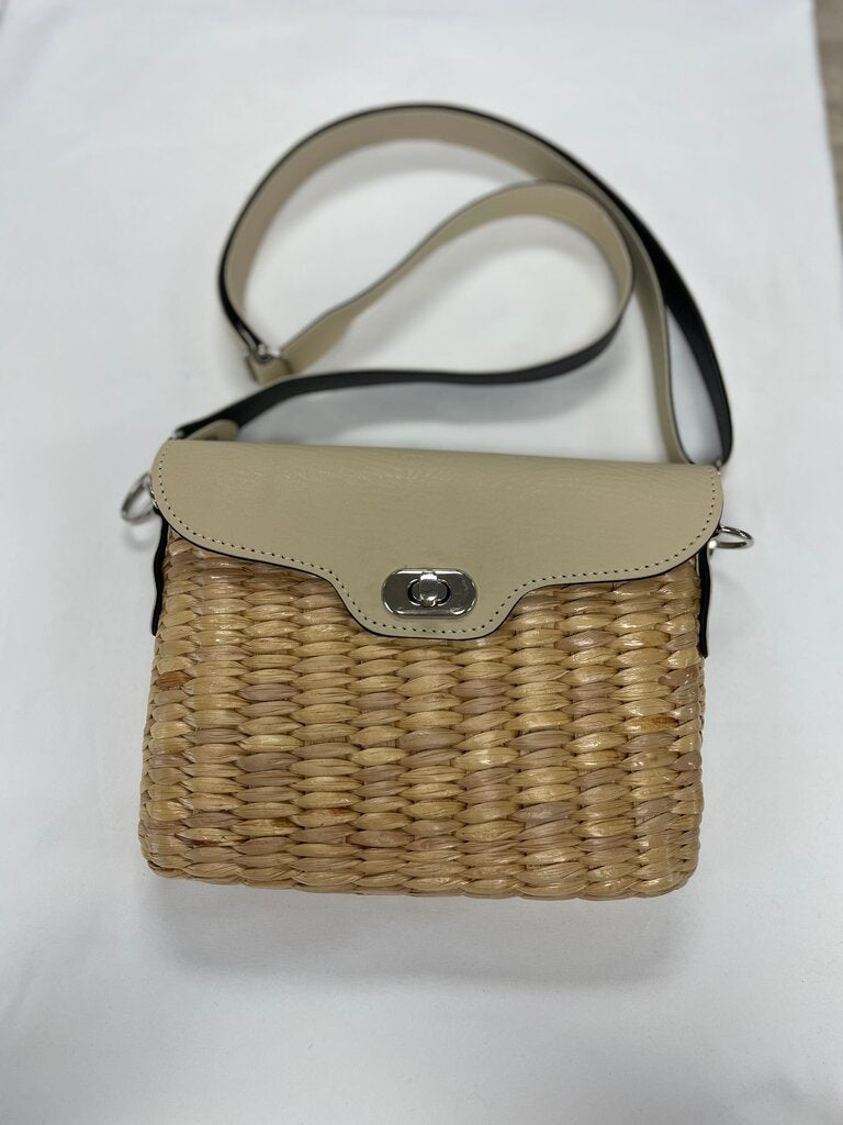 SEA AND GRASS RATTAN PURSE