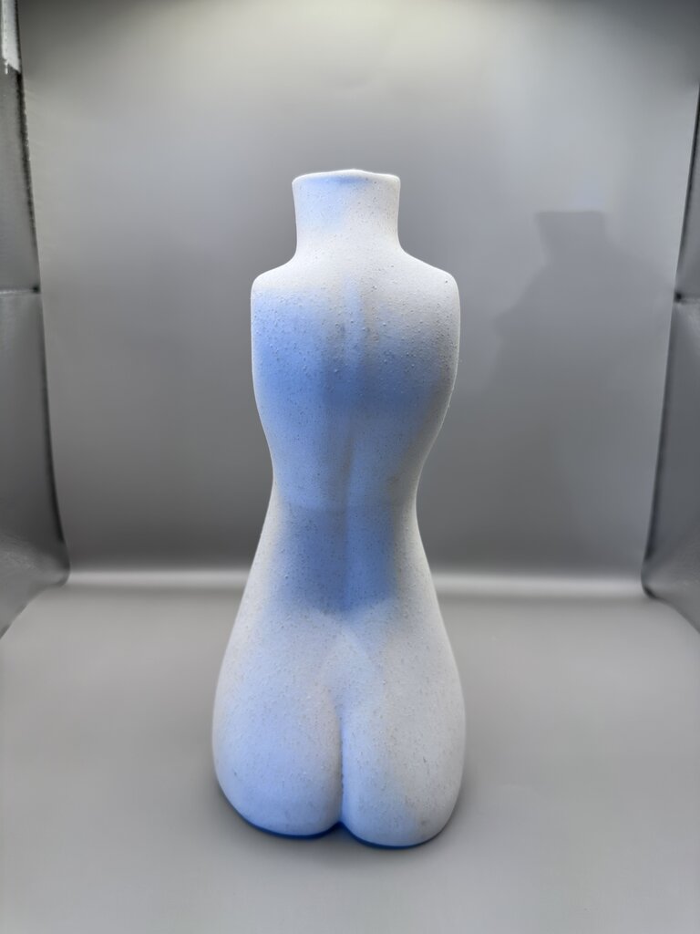 ANISSA KERMICHE BEIGE TIT FOR TAT CANDLESTICK HOLDER