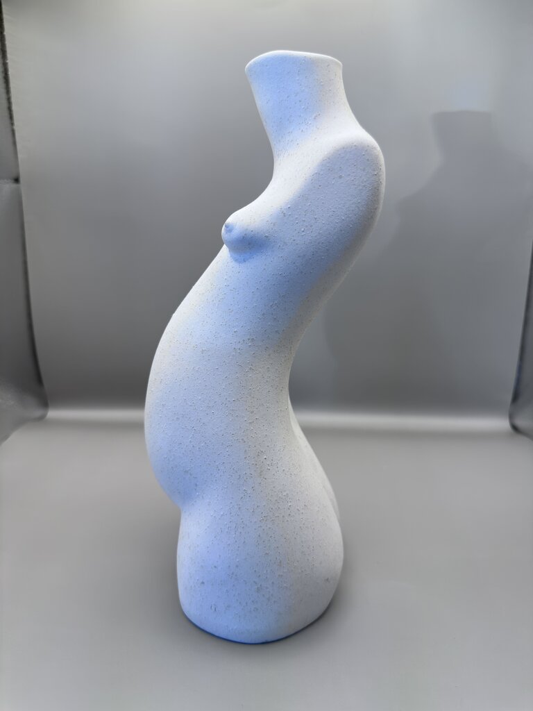 ANISSA KERMICHE BEIGE TIT FOR TAT CANDLESTICK HOLDER