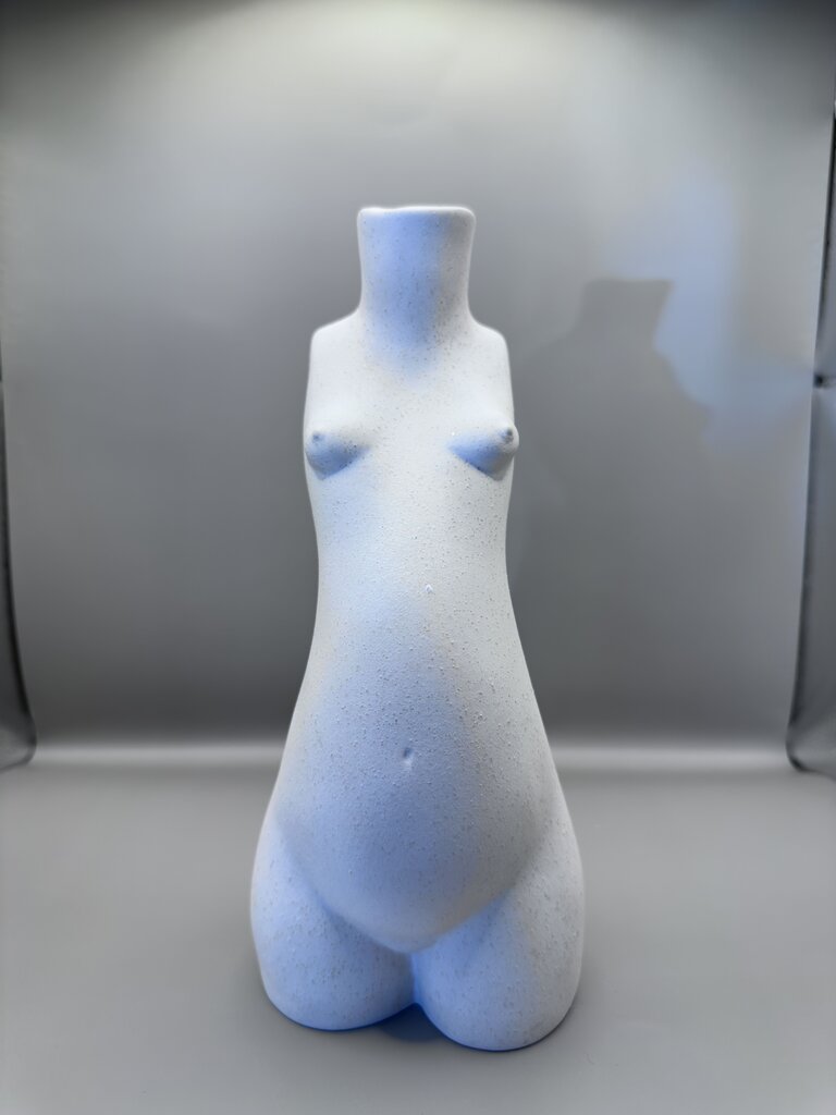 ANISSA KERMICHE BEIGE TIT FOR TAT CANDLESTICK HOLDER
