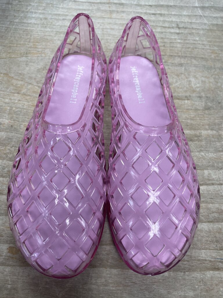 JEFFERY CAMPBELL PINK JELLIES size 7