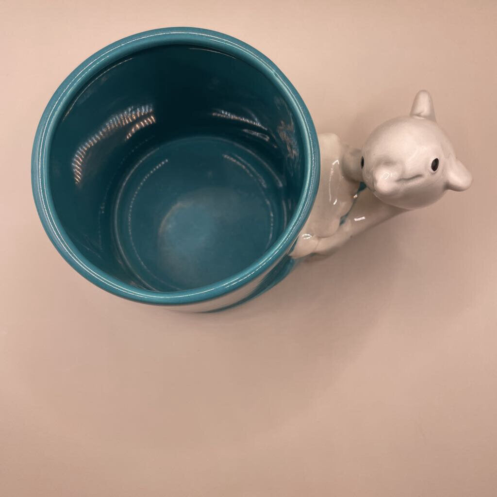 VINTAGE 1990S BERGSCHRUND SEATTLE DOLPHIN COFFEE MUG