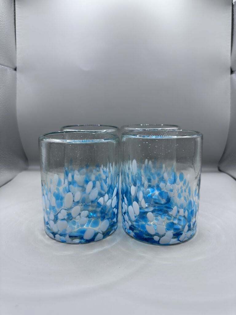 MAREY MEXICAN DRINKING GLASSES SET OF 4