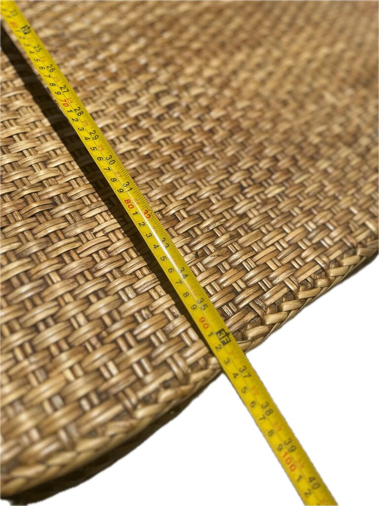 LARGE VINTAGE MALAYSIAN WICKER TRUNK TABLE