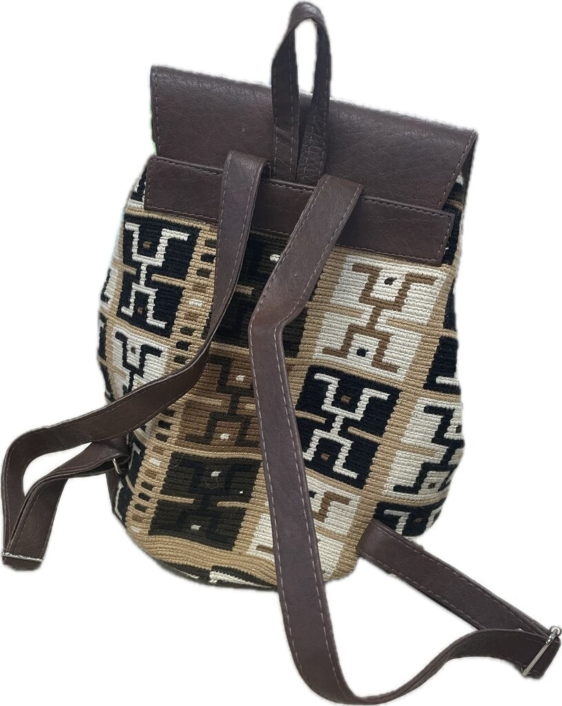 HAND WOVEN SHIGRA BACKPACK PURSE