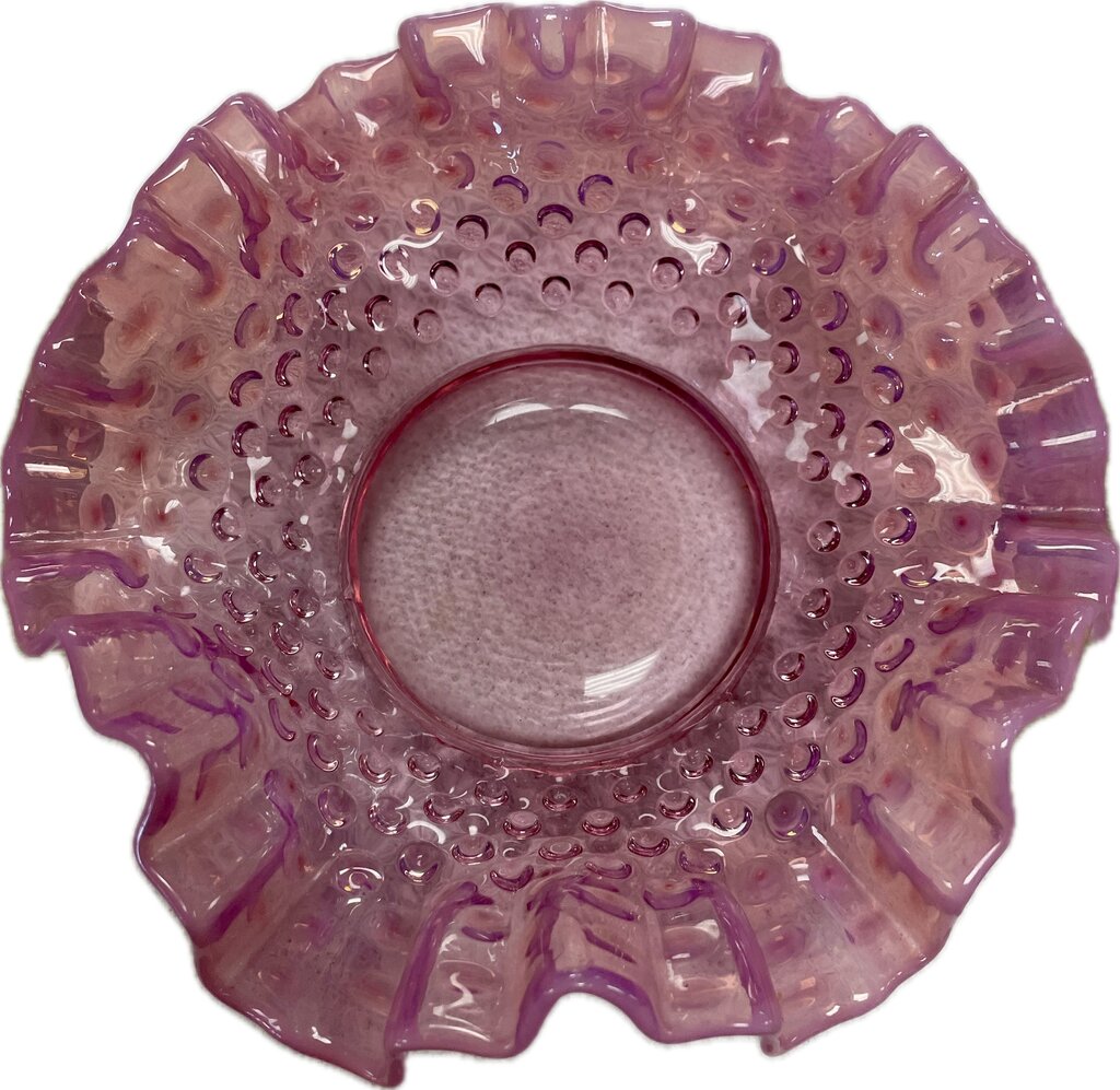 FENTON PINK CANDY DISH
