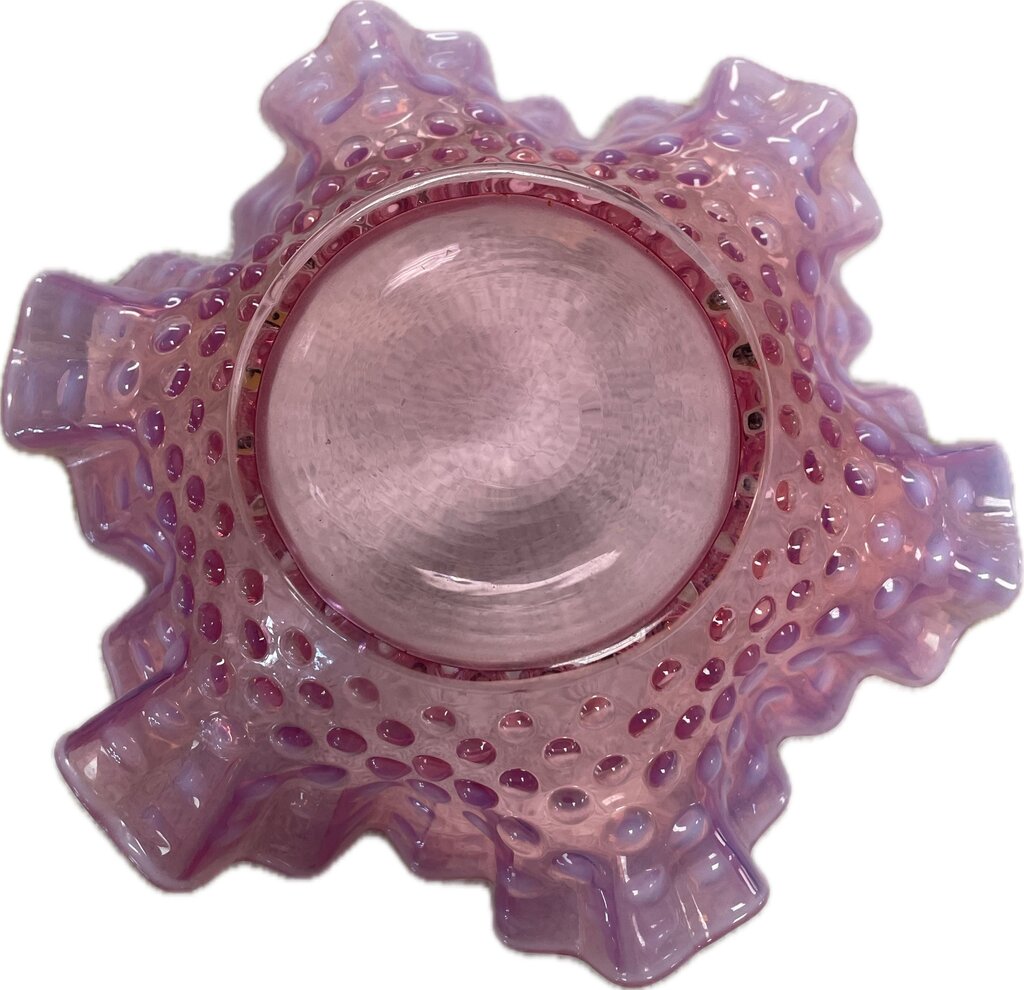 FENTON PINK CANDY DISH