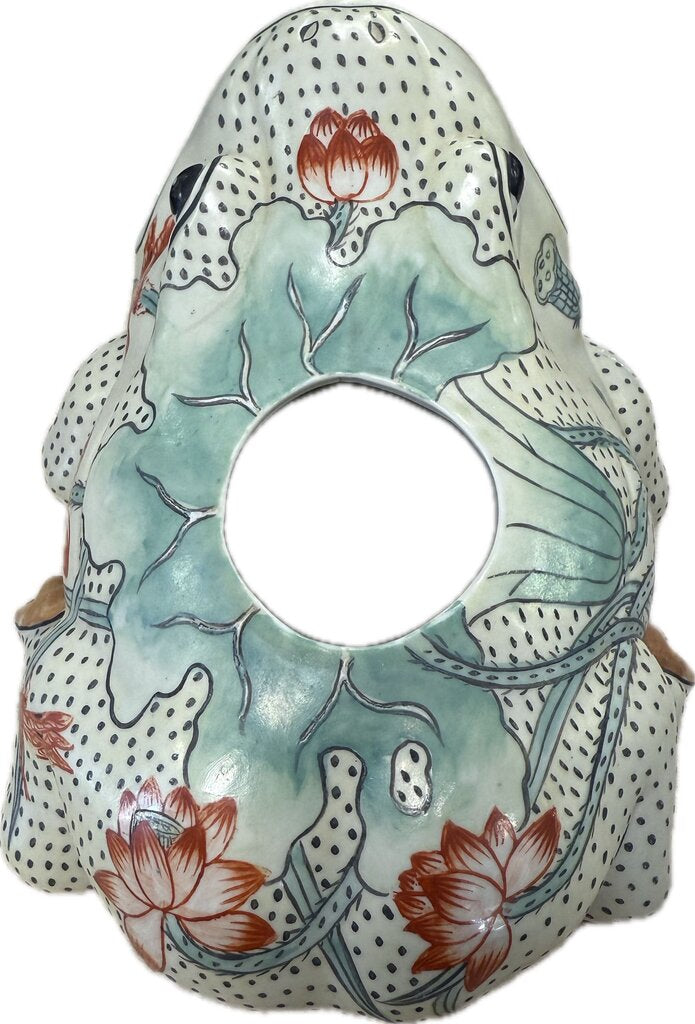 KANGXI POTTERY CERAMIC FROG LIDDED BOX