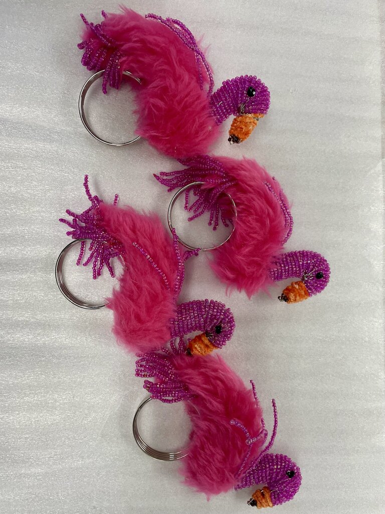 FLAMINGO NAPKIN RINGS SET OF 4