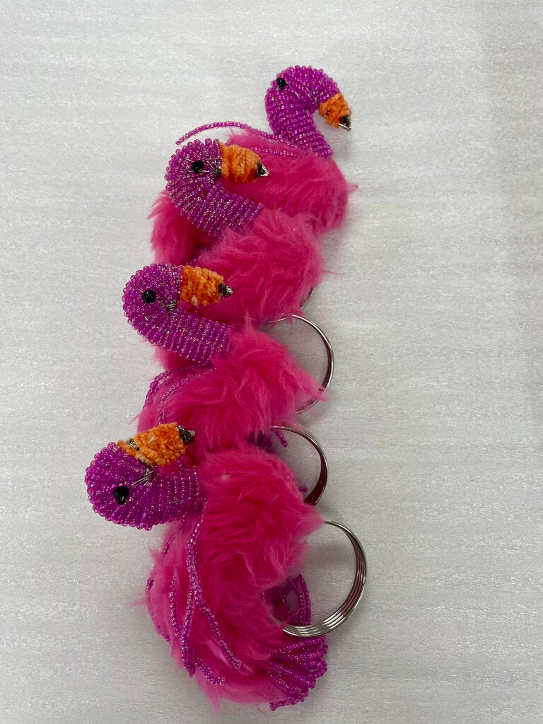 FLAMINGO NAPKIN RINGS SET OF 4