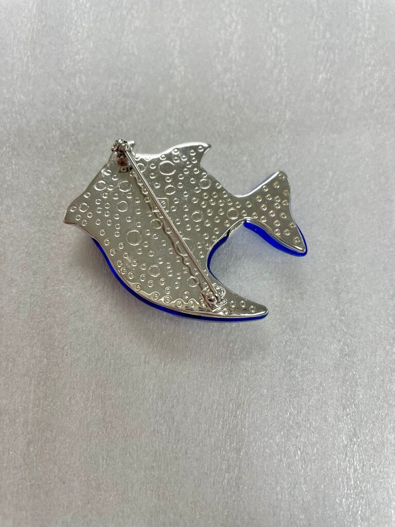 SWAROVSKI CRYSTAL BLUE ANGEL FISH