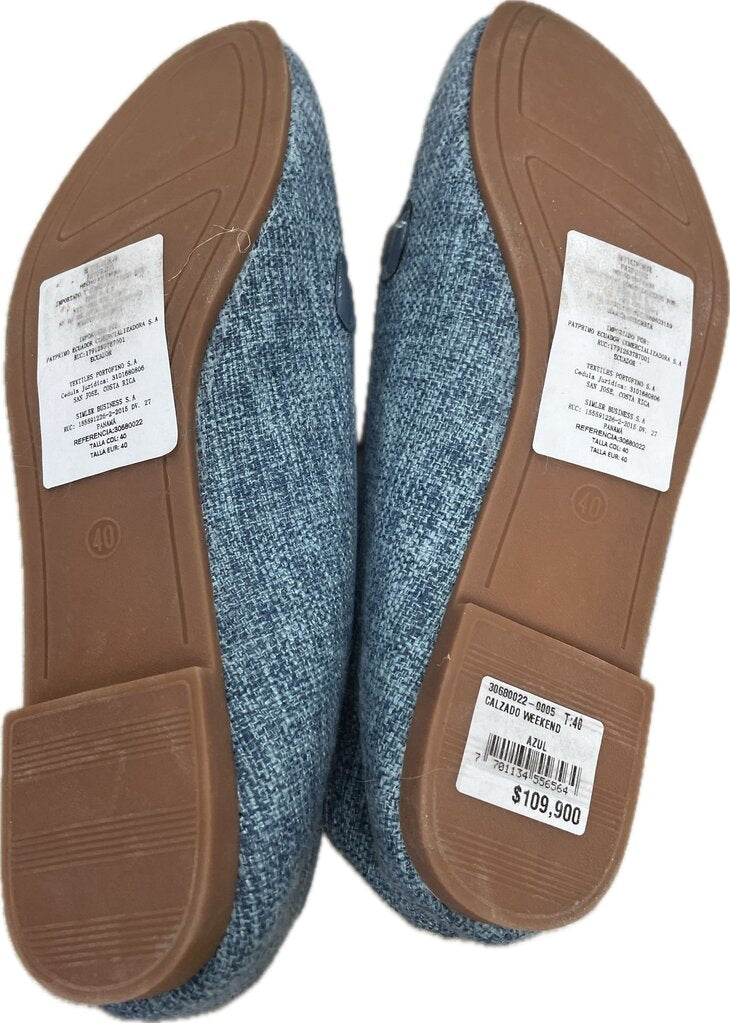 PATPRIMO BLUE MOCASINES