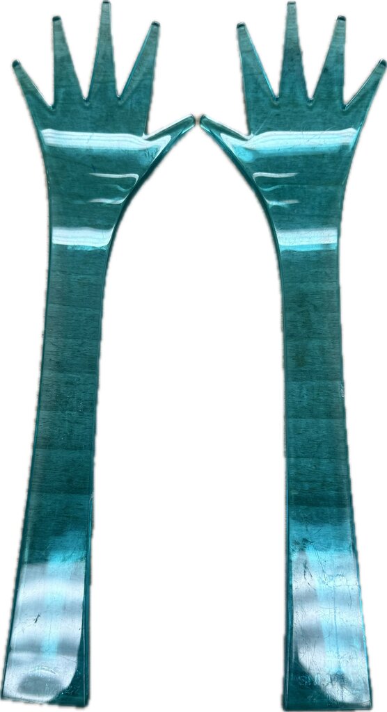 1990S ZAK DESIGNS SALAD THONGS