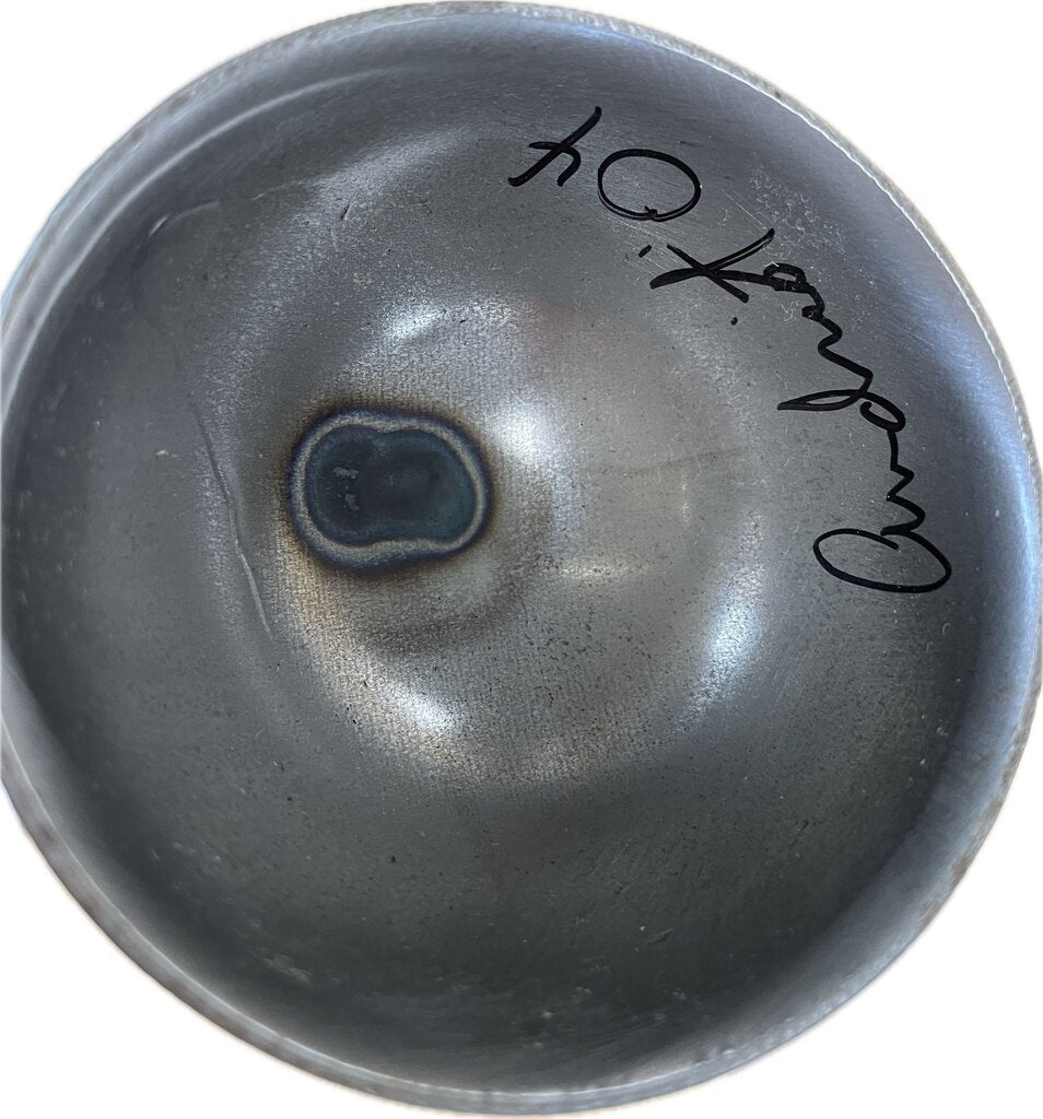 SIGNED METAL ART BUD VASE