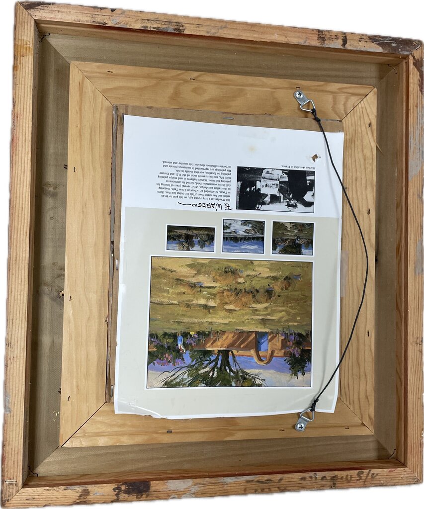 ORGINIAL BILL WARDEN HACIENDA CANVAS 9X11