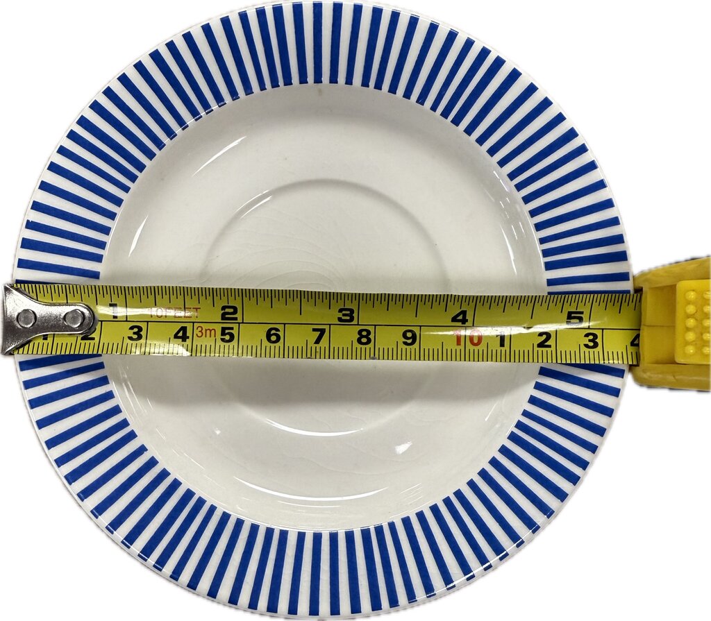 GIEN FRANCE LA RONDE DES FRUITS DESSERT PLATES, CUP AND SAUCER