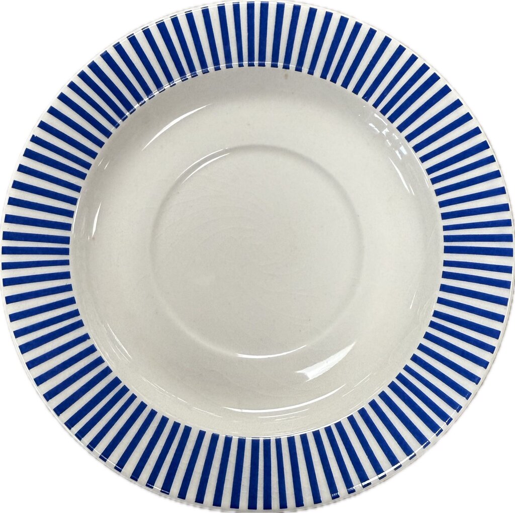 GIEN FRANCE LA RONDE DES FRUITS DESSERT PLATES, CUP AND SAUCER