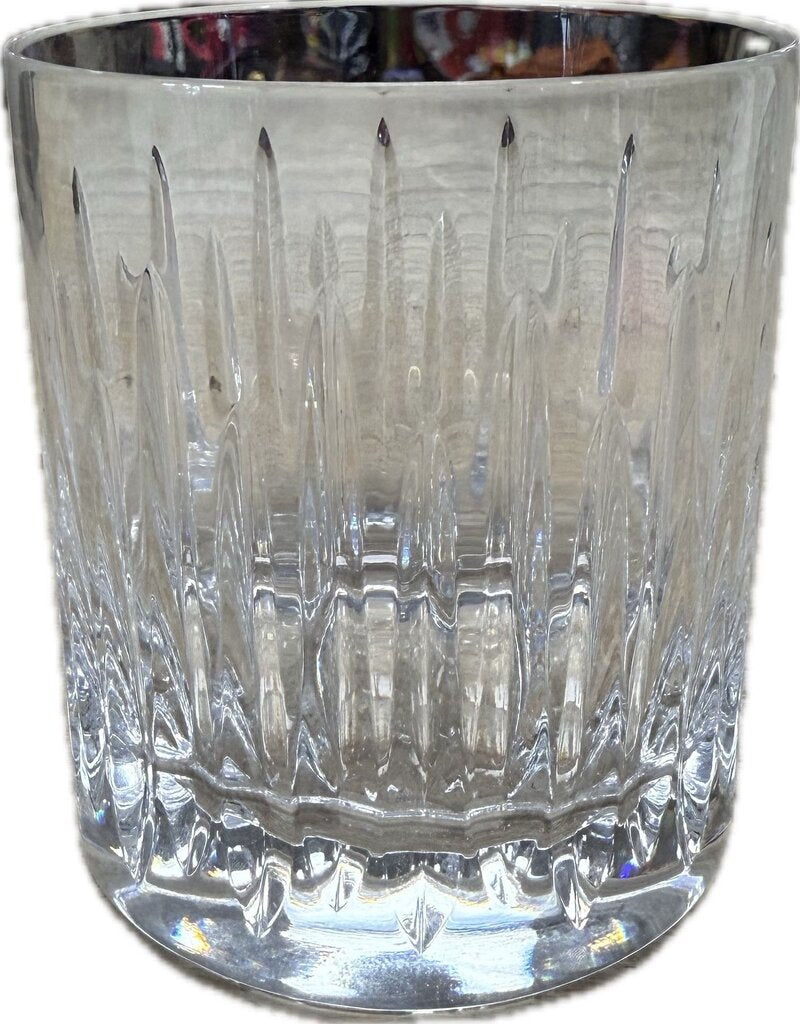 MILLER ROGASKA CRYSTAL SOHO DOUBLE OLD FASHIONED GLASSES SET OF 2