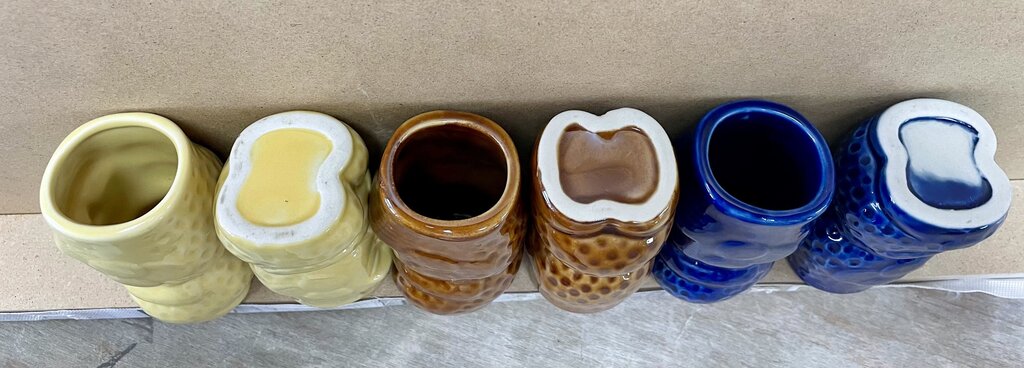 SET OF 6 TIKI SHOT GLASSES