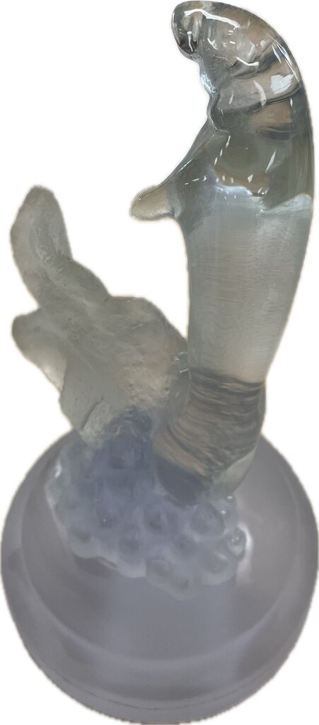 RESIN MANATEE STAUTE SIGNED