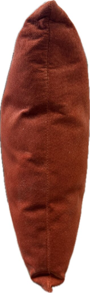 RUST SUEDE PILLOW 11x11