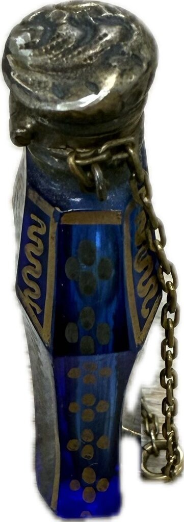 REGENCY GOLD TOPPED SMELLING SALT BOTTLE
