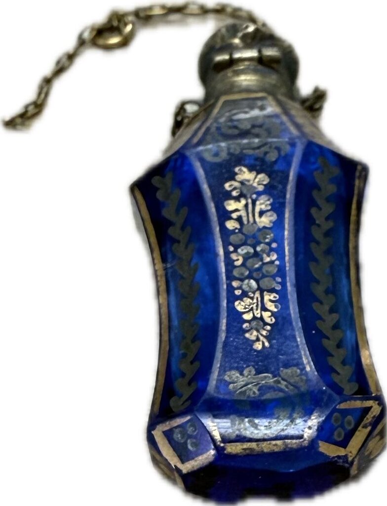 REGENCY GOLD TOPPED SMELLING SALT BOTTLE