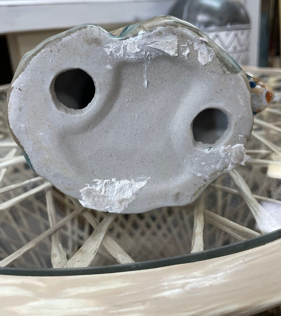 LARGE MAJOLICA GLAZE BIRD