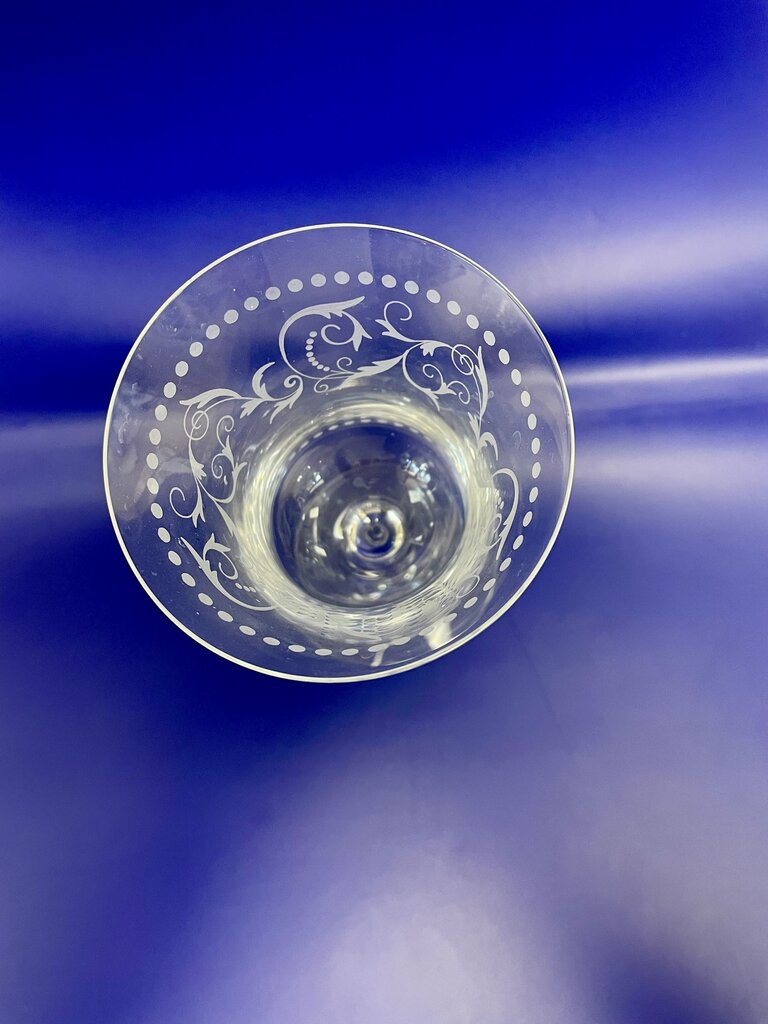 MILLER ROGASKA CRYSTAL WHITE WINE GOBLET GLASS