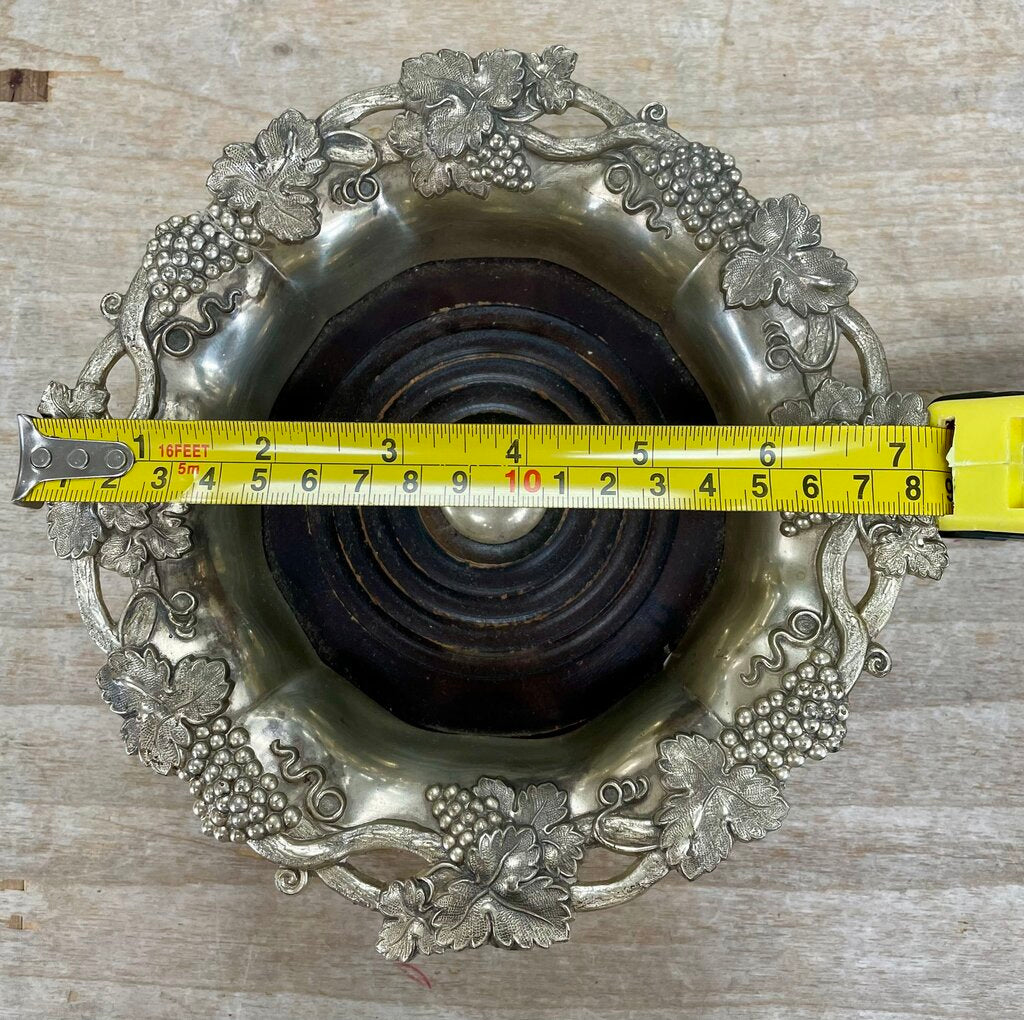 SILVERPLATED WINE BOTTLE COASTER