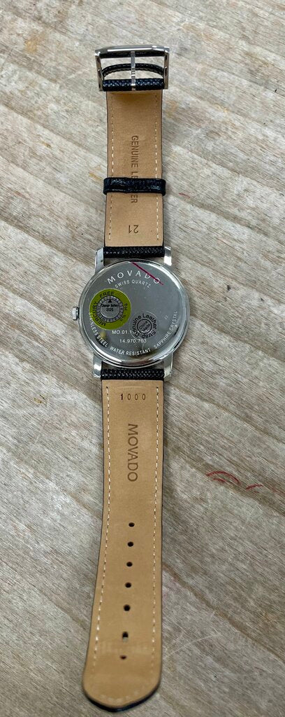 MOVADO SILVER TONE 01.1.14.6000