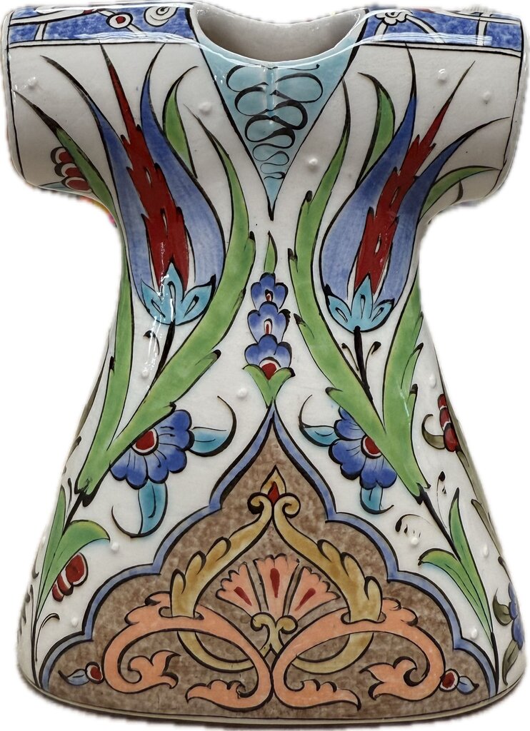 HANDMADE TURKISH CERAMIC IZNIK OTTOMAN CAFTAN DECOR