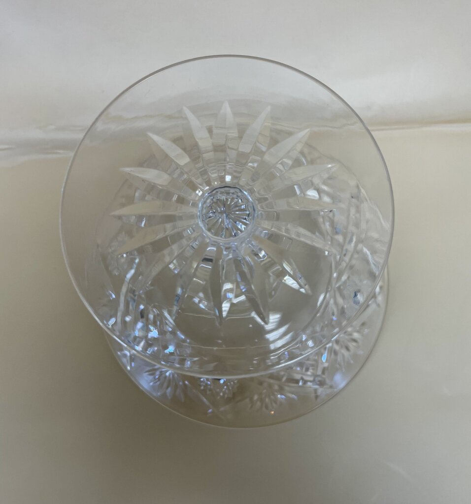 VINTAGE WATERFORD CRYSTAL HOBSTAR COMPOTE