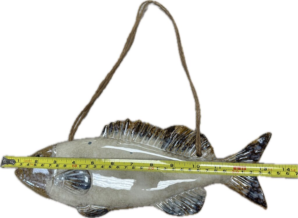 BROWN CERAMIC FISH