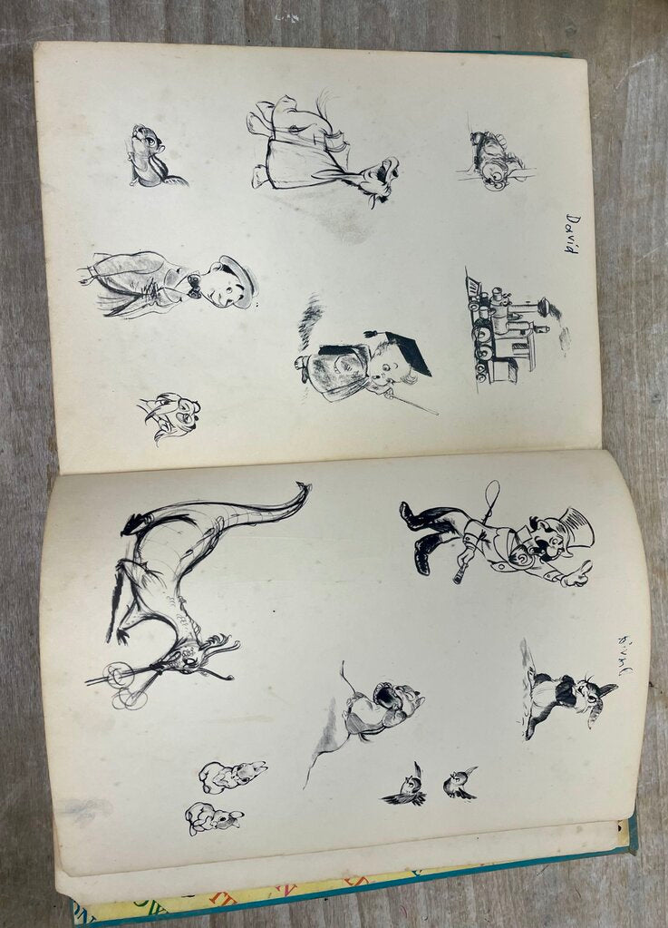 RARE 1940S VINTAGE THE WALT DISNEY PARADE BOOK
