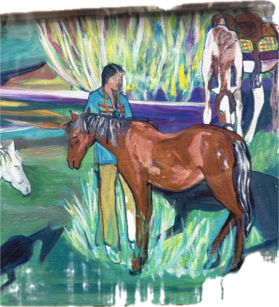 NAPLES ARTISIT BADASH ORIGINAL ARTIST PROOF 32X29