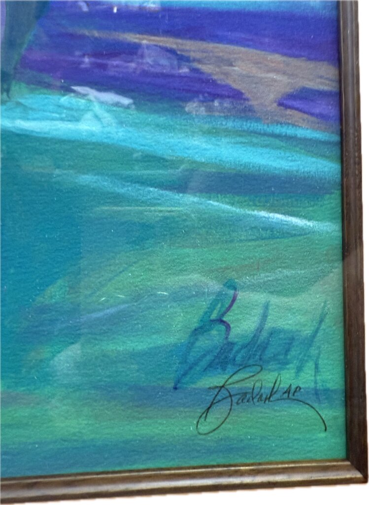 NAPLES ARTISIT BADASH ORIGINAL ARTIST PROOF 32X29