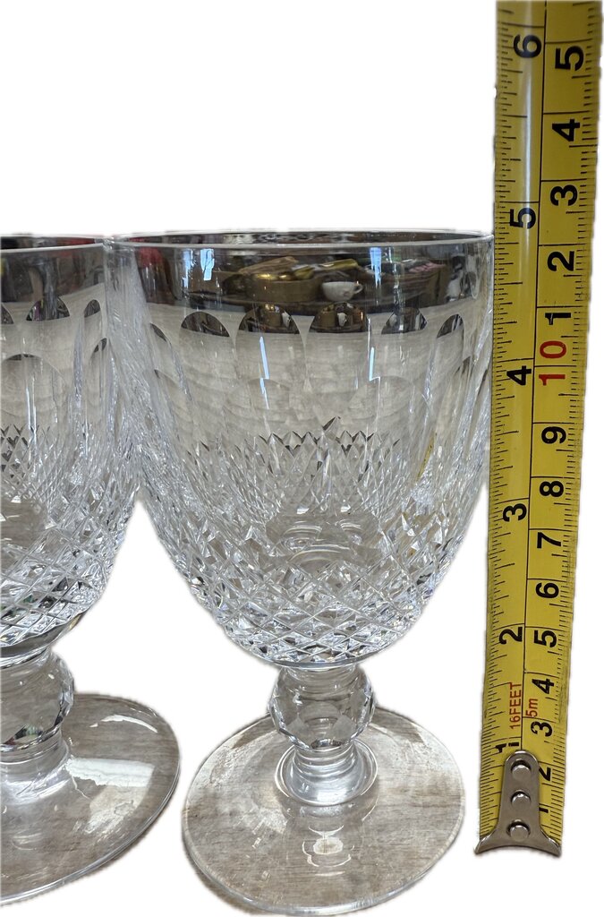 WATERFORD CRYSTAL COLLEEN WINE GLASSES SET OF 4