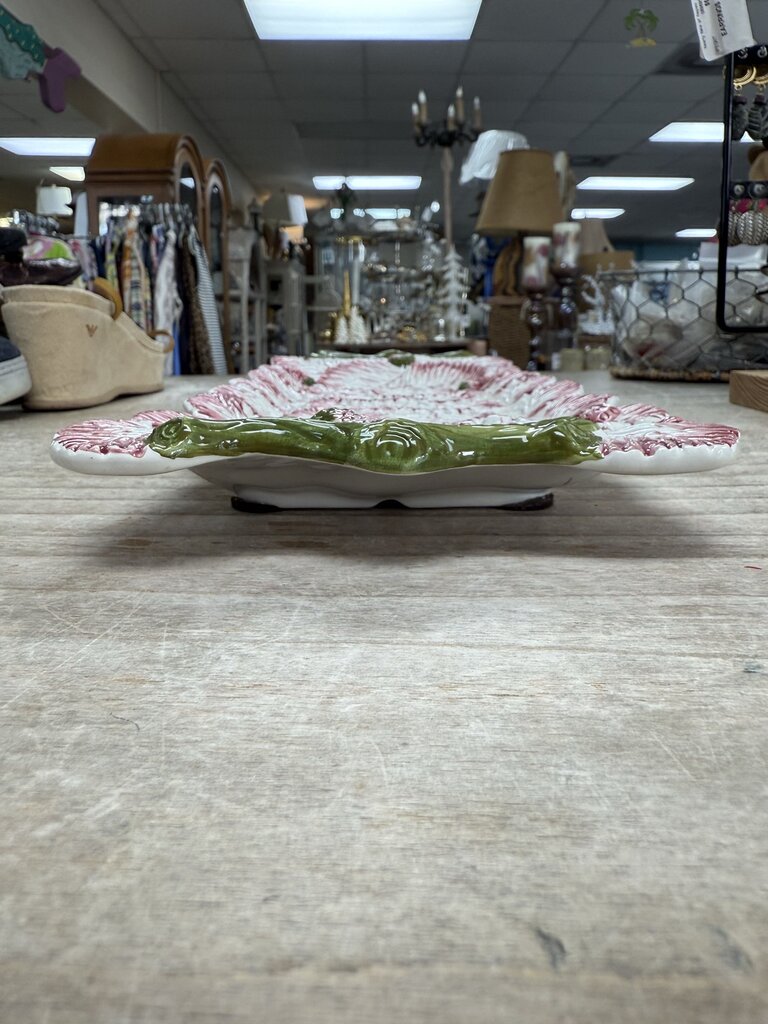 JAY WILLFRED STRAWBERRY CERAMIC TRAY 16"x6"